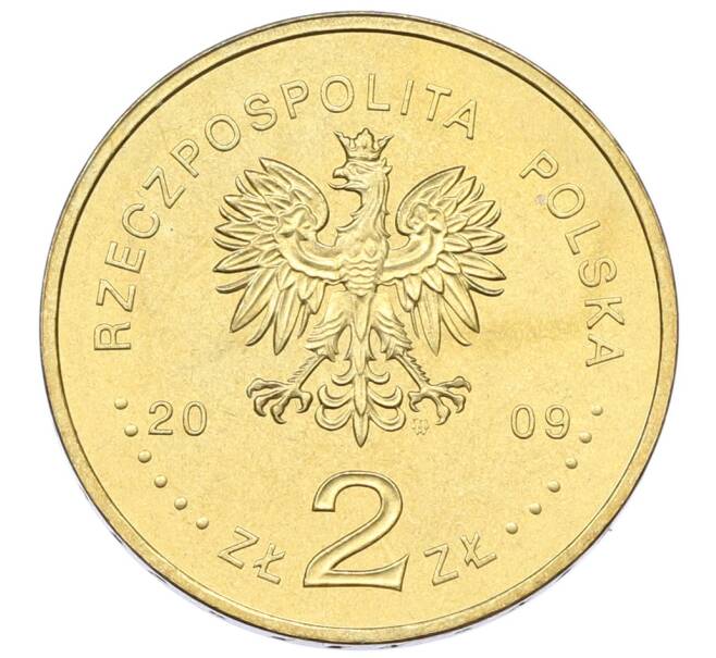 Монета 2 злотых 2009 года Польша «100 лет поисково-спасательной службы в Татрах» (Артикул: K10-9900) — Фото №2