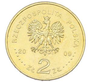 2 злотых 2009 года Польша «100 лет поисково-спасательной службы в Татрах» — Фото №2