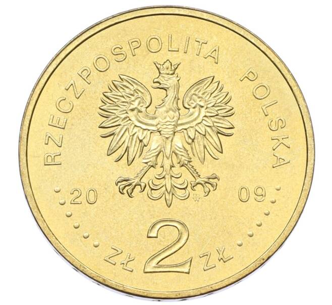 Монета 2 злотых 2009 года Польша «100 лет поисково-спасательной службы в Татрах» (Артикул: K10-9904) — Фото №2
