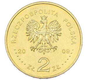 2 злотых 2009 года Польша «100 лет поисково-спасательной службы в Татрах» — Фото №2
