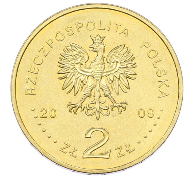Монета 2 злотых 2009 года Польша «100 лет поисково-спасательной службы в Татрах» (Артикул: K10-9905) — Фото №2