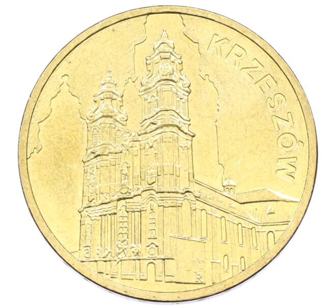 Монета 2 злотых 2010 года Польша «Памятники Польши — Кшешув» (Артикул: K10-9938) — Фото №1