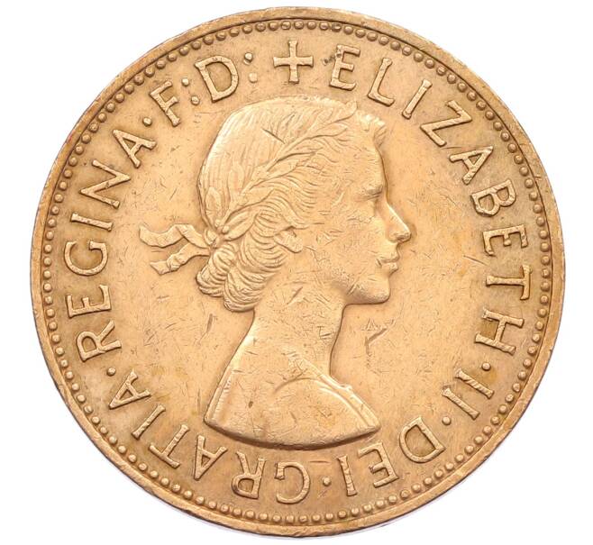 Монета 1 пенни 1962 года Великобритания (Артикул: T11-29593) — Фото №2