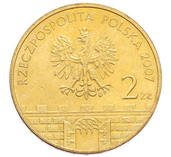 Монета 2 злотых 2007 года Польша «Древние города Польши — Клодзко» (Артикул: K10-10003) — Фото №2