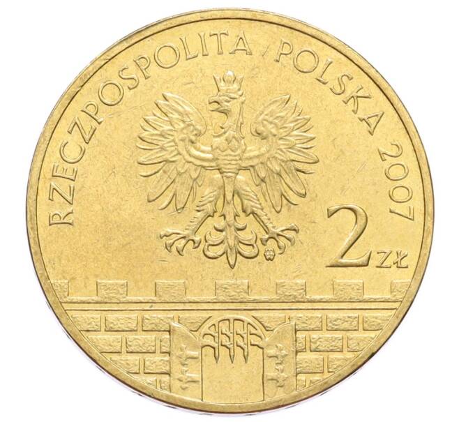 Монета 2 злотых 2007 года Польша «Древние города Польши — Клодзко» (Артикул: K10-10006) — Фото №2