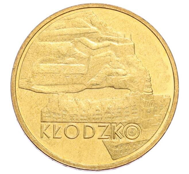 Монета 2 злотых 2007 года Польша «Древние города Польши — Клодзко» (Артикул: K10-10010) — Фото №1