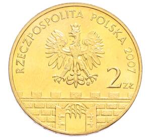 2 злотых 2007 года Польша «Древние города Польши — Гожув-Велькопольский» — Фото №2