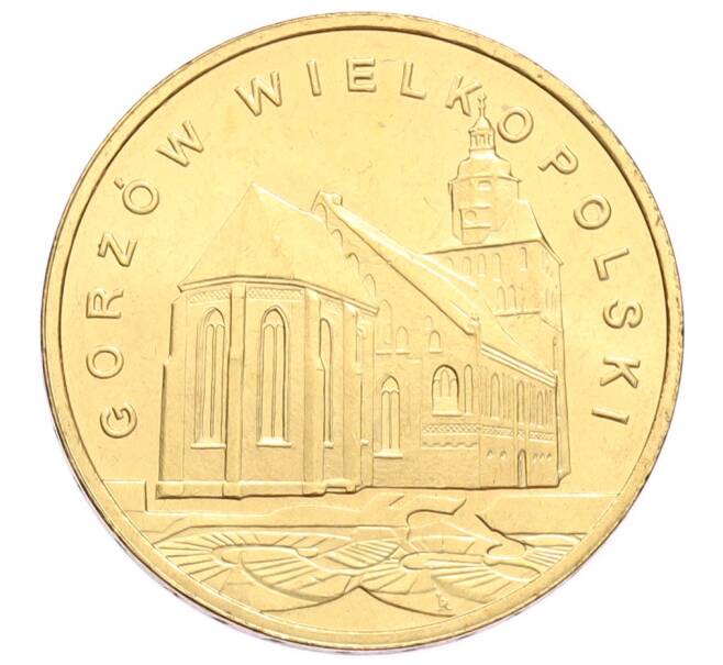 Монета 2 злотых 2007 года Польша «Древние города Польши — Гожув-Велькопольский» (Артикул: K10-10026) — Фото №1