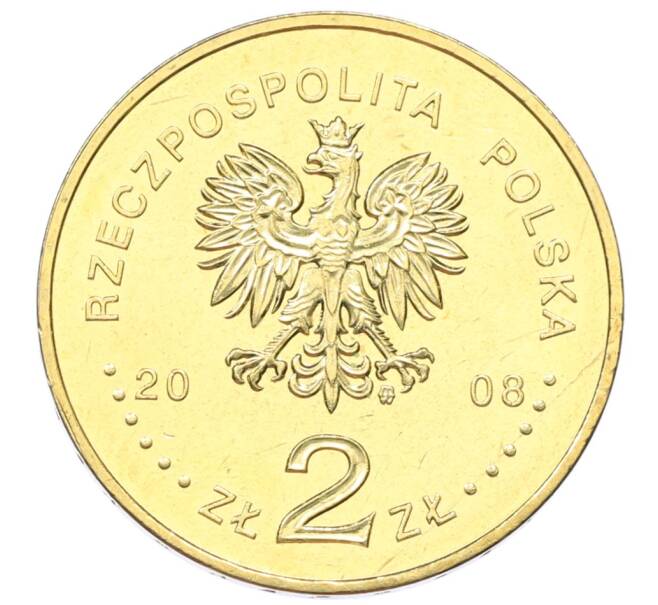 Монета 2 злотых 2008 года Польша «90 лет Великопольскому восстанию» (Артикул: K10-10060) — Фото №2