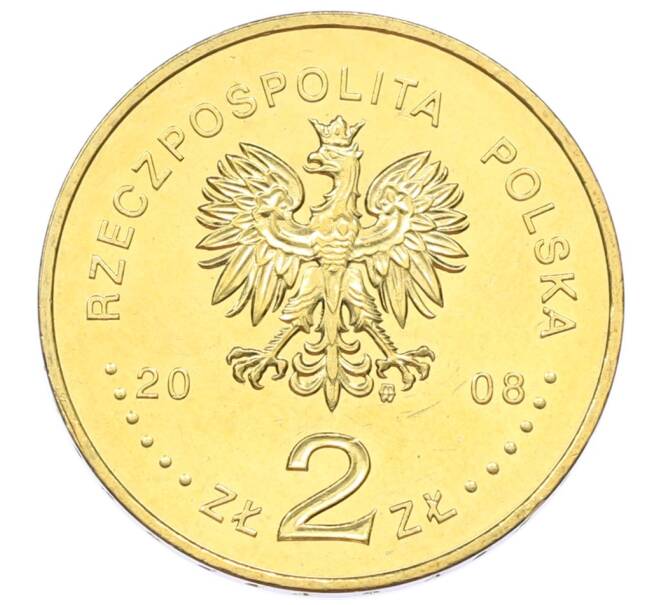Монета 2 злотых 2008 года Польша «90 лет Великопольскому восстанию» (Артикул: K10-10063) — Фото №2