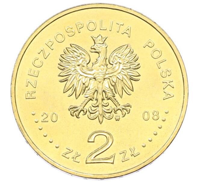 Монета 2 злотых 2008 года Польша «90 лет Великопольскому восстанию» (Артикул: K10-10064) — Фото №2