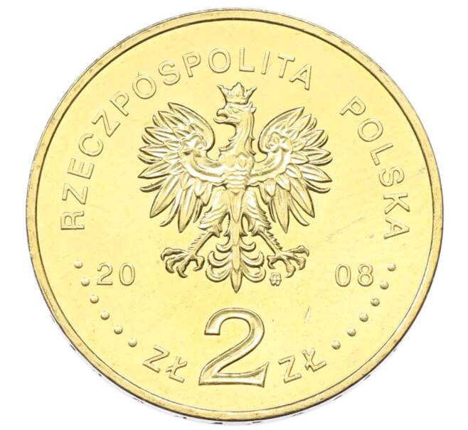 Монета 2 злотых 2008 года Польша «90 лет Великопольскому восстанию» (Артикул: K10-10066) — Фото №2