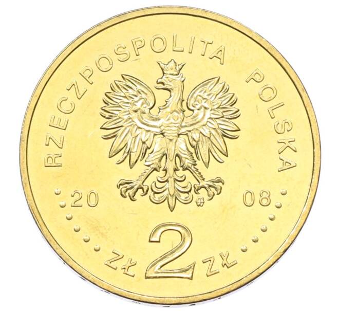 Монета 2 злотых 2008 года Польша «90 лет Великопольскому восстанию» (Артикул: K10-10067) — Фото №2