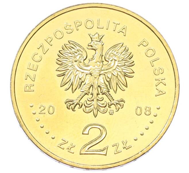 Монета 2 злотых 2008 года Польша «90 лет Великопольскому восстанию» (Артикул: K10-10068) — Фото №2