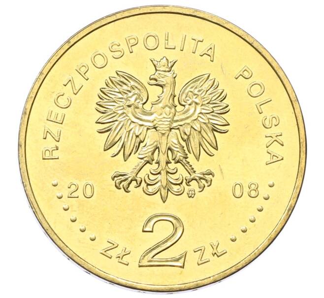 Монета 2 злотых 2008 года Польша «90 лет Великопольскому восстанию» (Артикул: K10-10069) — Фото №2