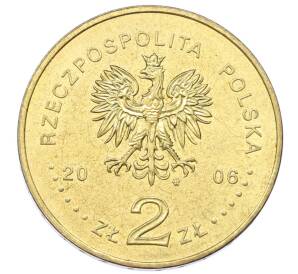 2 злотых 2006 года Польша «100 лет Варшавской школы экономики» — Фото №2