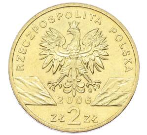 2 злотых 2006 года Польша «Всемирная природа — Сурок» — Фото №2