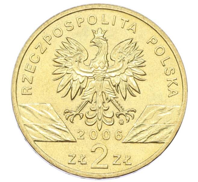 Монета 2 злотых 2006 года Польша «Всемирная природа — Сурок» (Артикул: K10-10094) — Фото №2