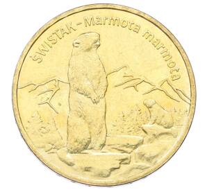 2 злотых 2006 года Польша «Всемирная природа — Сурок» — Фото №1