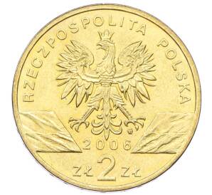 2 злотых 2006 года Польша «Всемирная природа — Сурок» — Фото №2