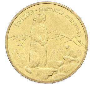 2 злотых 2006 года Польша «Всемирная природа — Сурок» — Фото №1