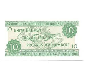 10 франков 2007 года Бурунди — Фото №2