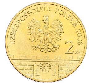 2 злотых 2008 года Польша «Древние города Польши — Бельско-Бяла»