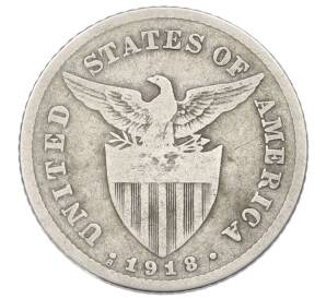 20 сентаво 1918 года S Филиппины (Администрация США) — Фото №1