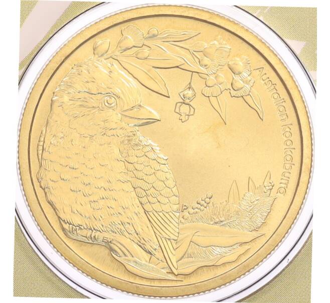 Монета 1 доллар 2013 года Австралия «Детеныши диких животных — Кукабара» (в конверте с маркой) (Артикул: M2-91327) — Фото №1