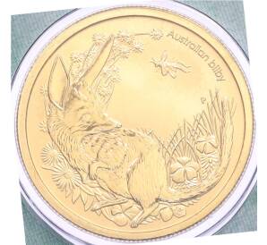 1 доллар 2011 года Австралия «Детеныши диких животных — Бандикут» (в конверте с маркой) — Фото №1