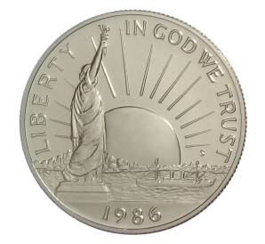 50 центов (1/2 доллара) 1986 года S США — 100 лет Статуе Свободы — Фото №1