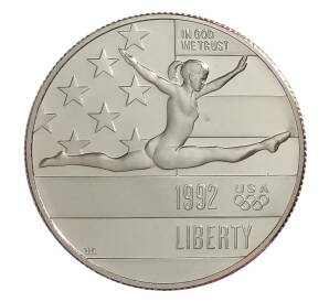 50 центов (1/2 доллара) 1992 года S США — XXV летние Олимпийские Игры в Барселоне 1992 — Фото №1