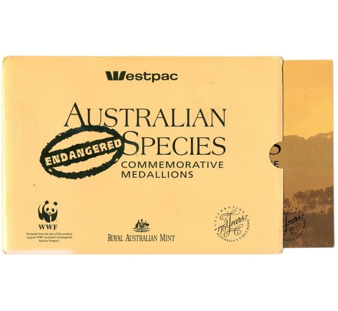 Набор из 6 настольных медалей Австралия «175 лет Westpac» (Артикул: H2-1266)