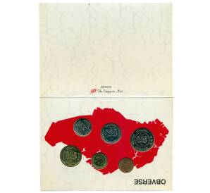 Набор из 6 монет 1989 года Сингапур «Год змеи» — Фото №2