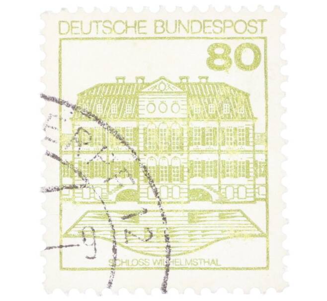 Почтовая марка 80 пфеннигов 1982 года Западная Германия (ФРГ) «Крепости — Замок Вильгельмсталь» (Артикул: K12-73388) — Фото №1