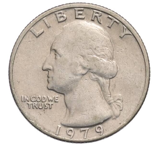 Монета 1/4 доллара (25 центов) 1979 года США (Артикул: T11-30186) — Фото №1