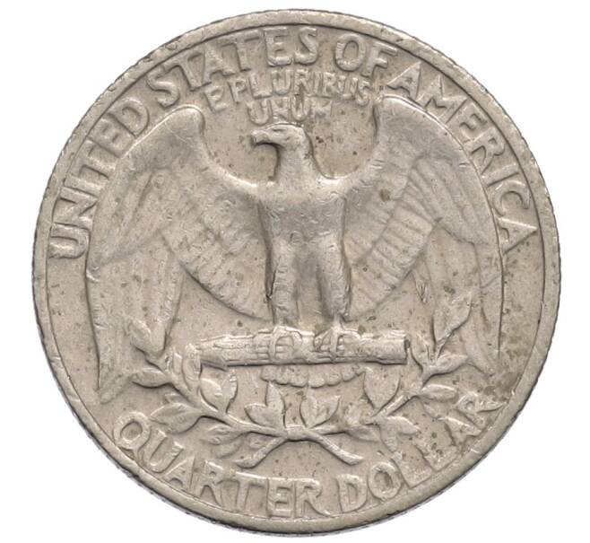 Монета 1/4 доллара (25 центов) 1971 года США (Артикул: T11-30187) — Фото №2