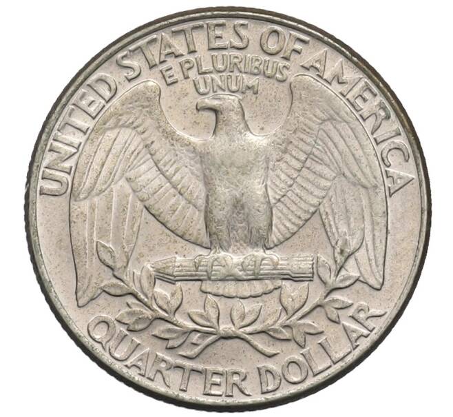 Монета 1/4 доллара (25 центов) 1991 года D США (Артикул: T11-30192) — Фото №2