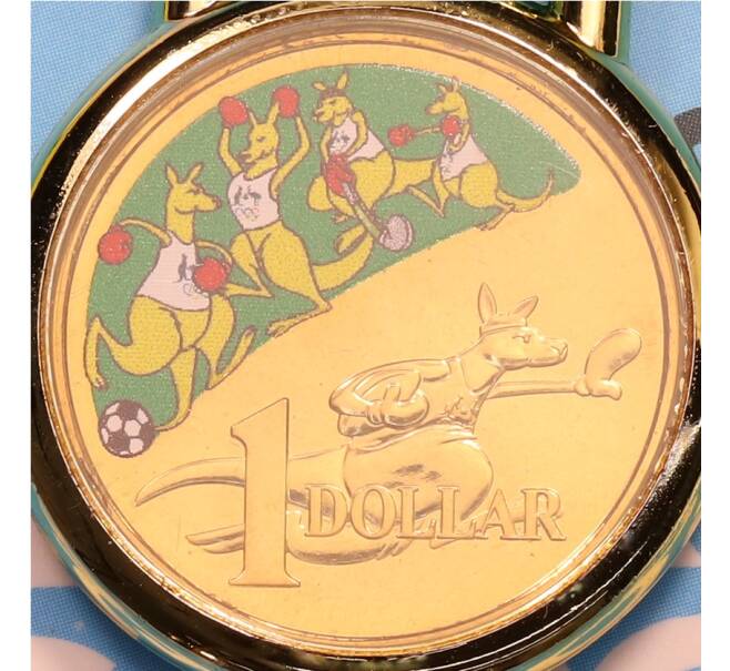 Монета 1 доллар 2016 года Австралия «XXXI летние Олимпийские Игры Рио-де-Жанейро 2016 года» (синий блистер) (Артикул: M2-91379) — Фото №1