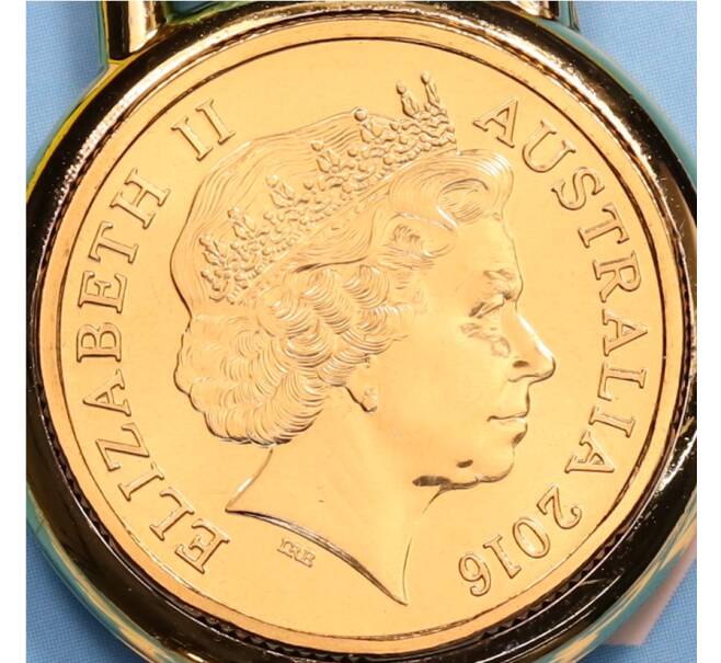 Монета 1 доллар 2016 года Австралия «XXXI летние Олимпийские Игры Рио-де-Жанейро 2016 года» (синий блистер) (Артикул: M2-91379) — Фото №2