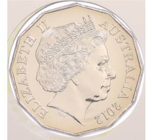 50 центов 2012 года Австралия «50 лет австралийскому балету» (в конверте с маркой) — Фото №2