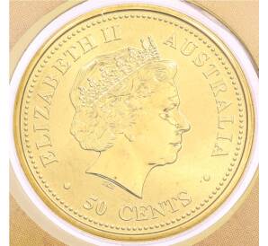 50 центов 2006 года Австралия «Китайский гороскоп — Год собаки» (в конверте с марками) — Фото №2