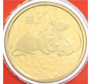 1 доллар 2008 года Австралия «Китайский гороскоп — Год мыши» (в конверте с марками) — Фото №1