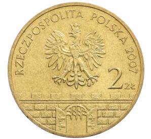 2 злотых 2007 года Польша «Древние города Польши — Плоцк»