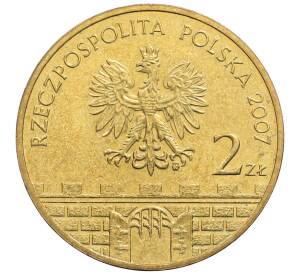 2 злотых 2007 года Польша «Древние города Польши — Плоцк» — Фото №2