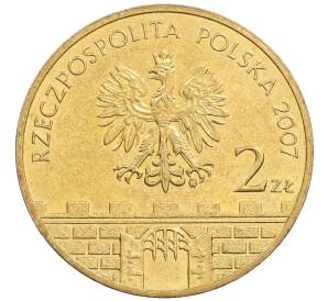 2 злотых 2007 года Польша «Древние города Польши — Плоцк»