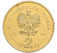 Монета 2 злотых 2008 года Польша «400 лет польским поселениям в Северной Америке» (Артикул: K10-10172) — Фото №2