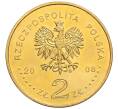 Монета 2 злотых 2008 года Польша «400 лет польским поселениям в Северной Америке» (Артикул: K10-10177) — Фото №2