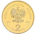 Монета 2 злотых 2008 года Польша «400 лет польским поселениям в Северной Америке» (Артикул: K10-10178) — Фото №2