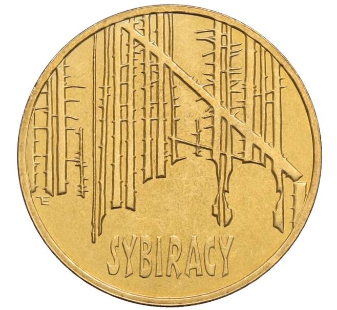 Монета 2 злотых 2008 года Польша «Сибирские ссыльные» (Артикул: K10-10188) — Фото №1